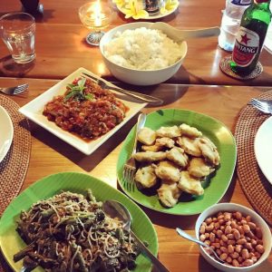 Delicious Indonesia treats at Bali Sandat Guesthouse