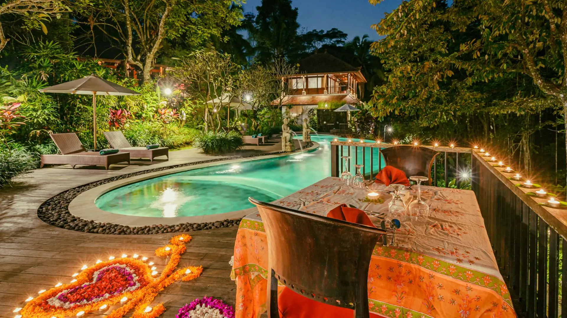 Pool Deck at BeingSattva